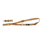 Single Point Bungee Rifle Sling with QD Swivel - Coyote