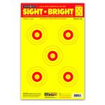 SIGHT-BRIGHT 12.5"x19" Paper Bullseye Shooting Targets
