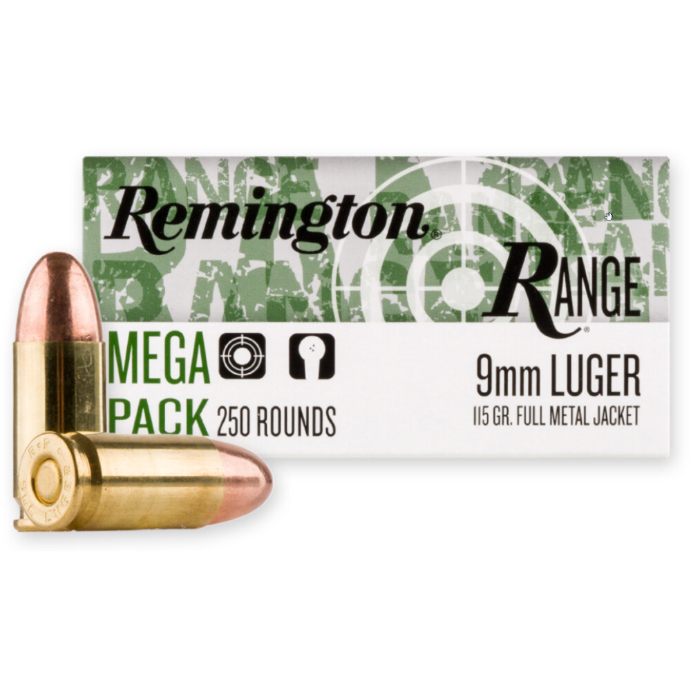 REM 115GR FMJ (250) - 9mm