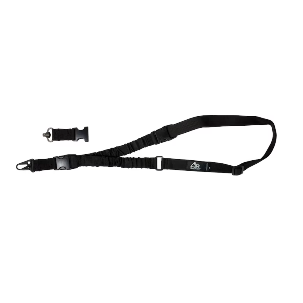 Single Point Bungee Rifle Sling with QD Swivel - Black