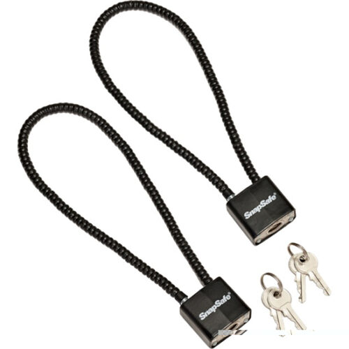 HORN SNAPSAFE LOCK BOX CABLE W/PADLOCK 2PK