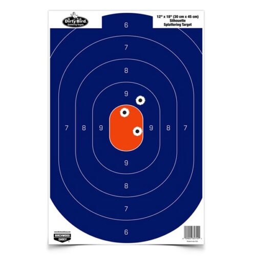 BC DIRTY BIRD SILHOUETTE BLUE ORANGE 12X18 50PK