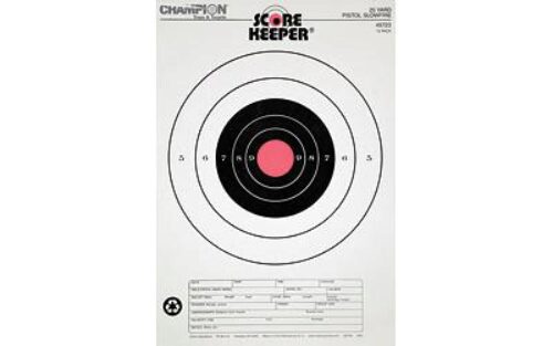 CHAMP TARGET 25YD PISTOL SLOWFIRE (12)