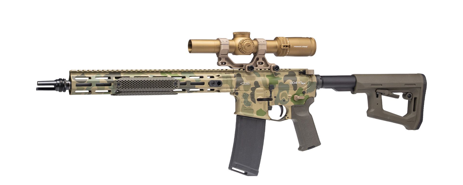 DANIEL DEFENSE DDM4 V7 SLW LIMITED PATHFINDER FROGSKIN CAMO 14.5 " BBL 5.56-img-4
