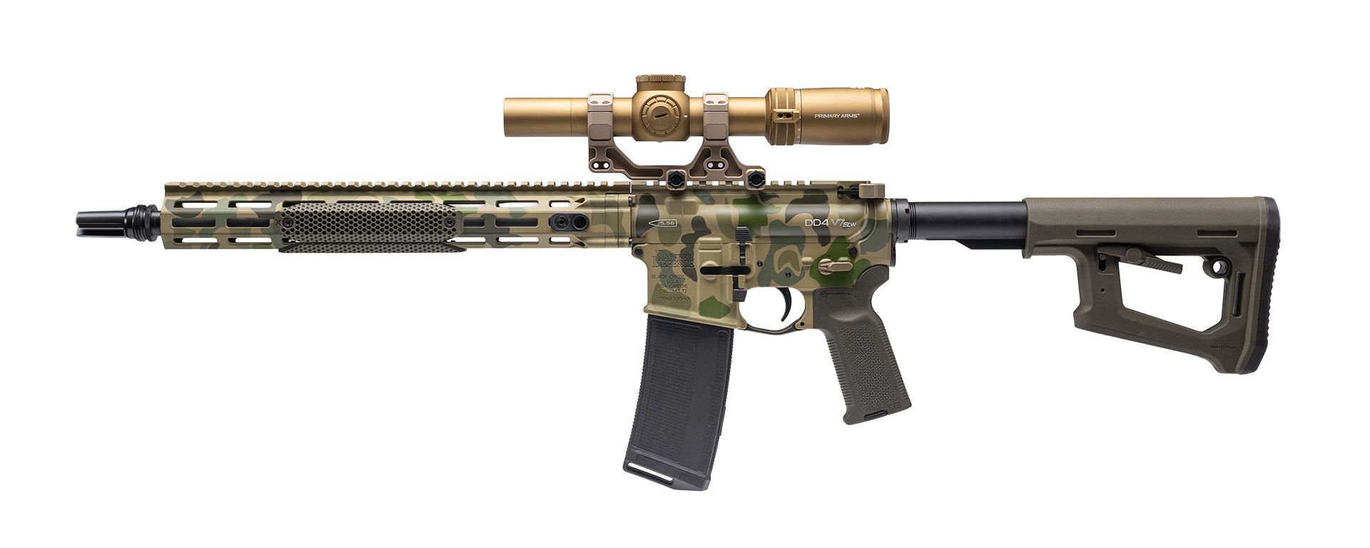 DANIEL DEFENSE DDM4 V7 SLW LIMITED PATHFINDER FROGSKIN CAMO 14.5 " BBL 5.56-img-2