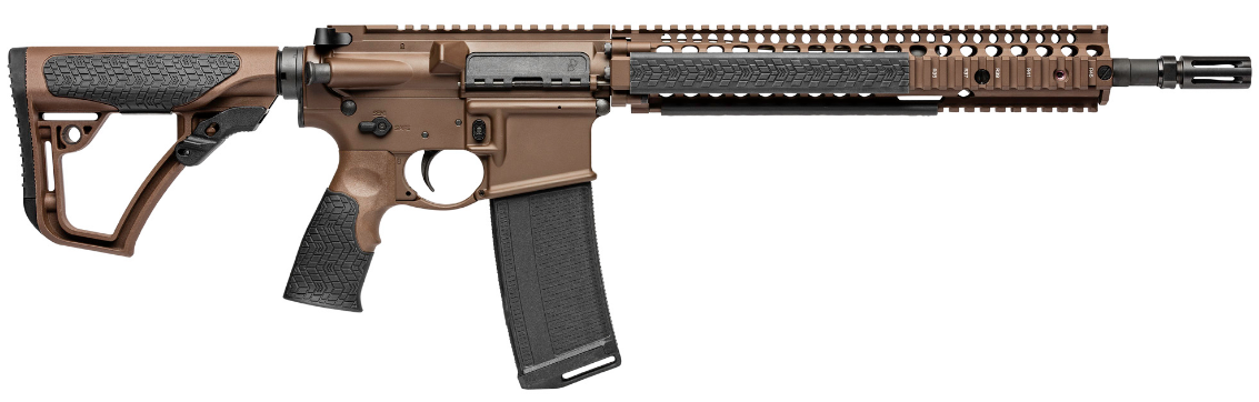 DANIEL DEFENSE DDM4 A1 SOCOM RIS II MIL-SPEC BROWN QUAD RAIL 14.5