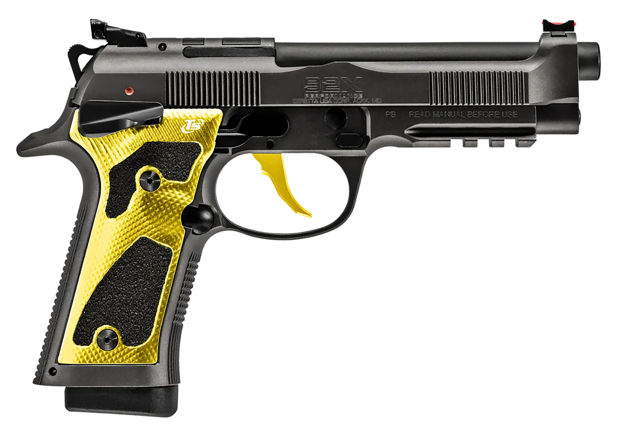 BERETTA 92XI PCO PERFORMANCE CARRY OPTICS SOLAR FLARE YELLOW 4.9" BBL 9MM-img-0