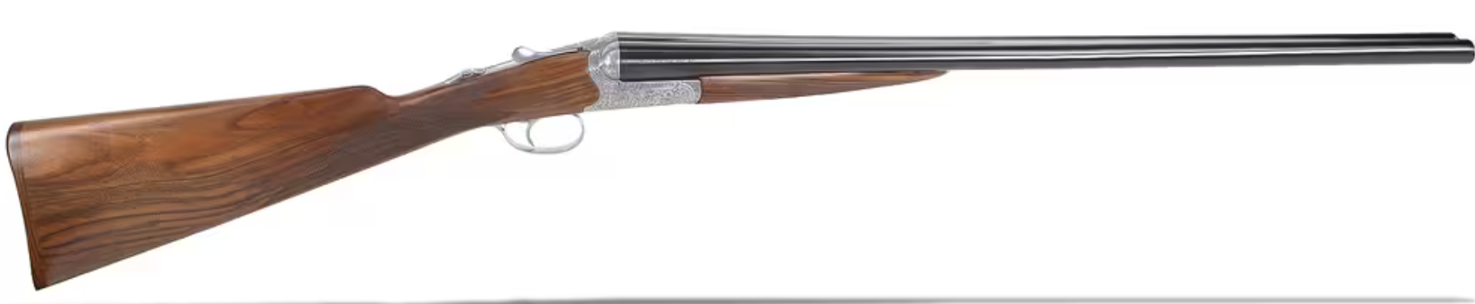BERETTA 486 PARALLELO SXS ENGRAVED W/ STRAIGHT SPLINTER STOCK 28" BBL 12GA-img-0