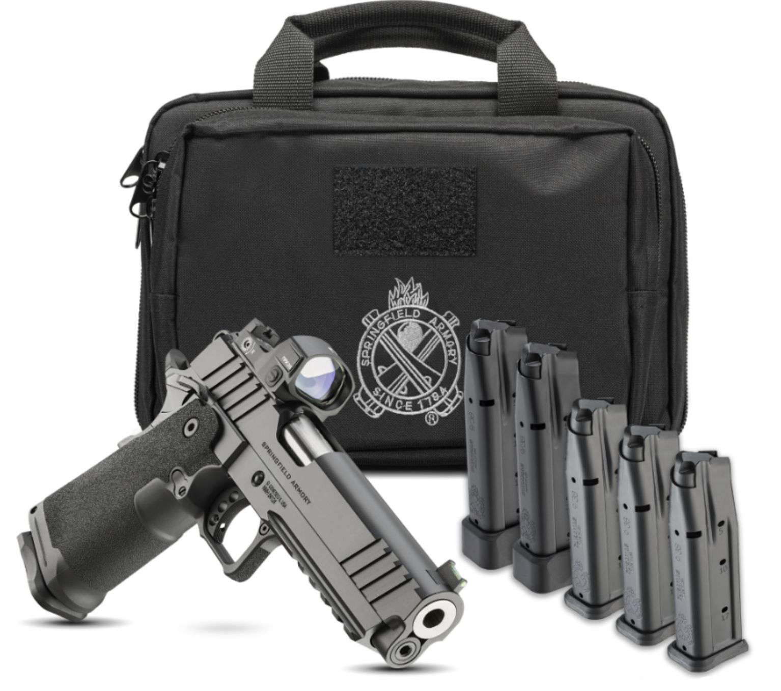 SPRINGFIELD PRODIGY DS AOS OPTICS READY BLACK BUNDLE (5) MAGS 5" BBL 9MM-img-0