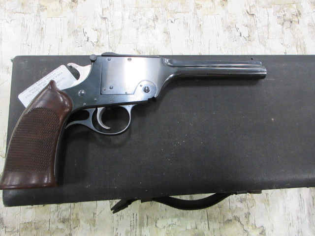 HARRINGTON & RICHARDSON USRA MODEL SINGLE SHOT PISTOL BLUED 7" BBL .22 LR -img-1