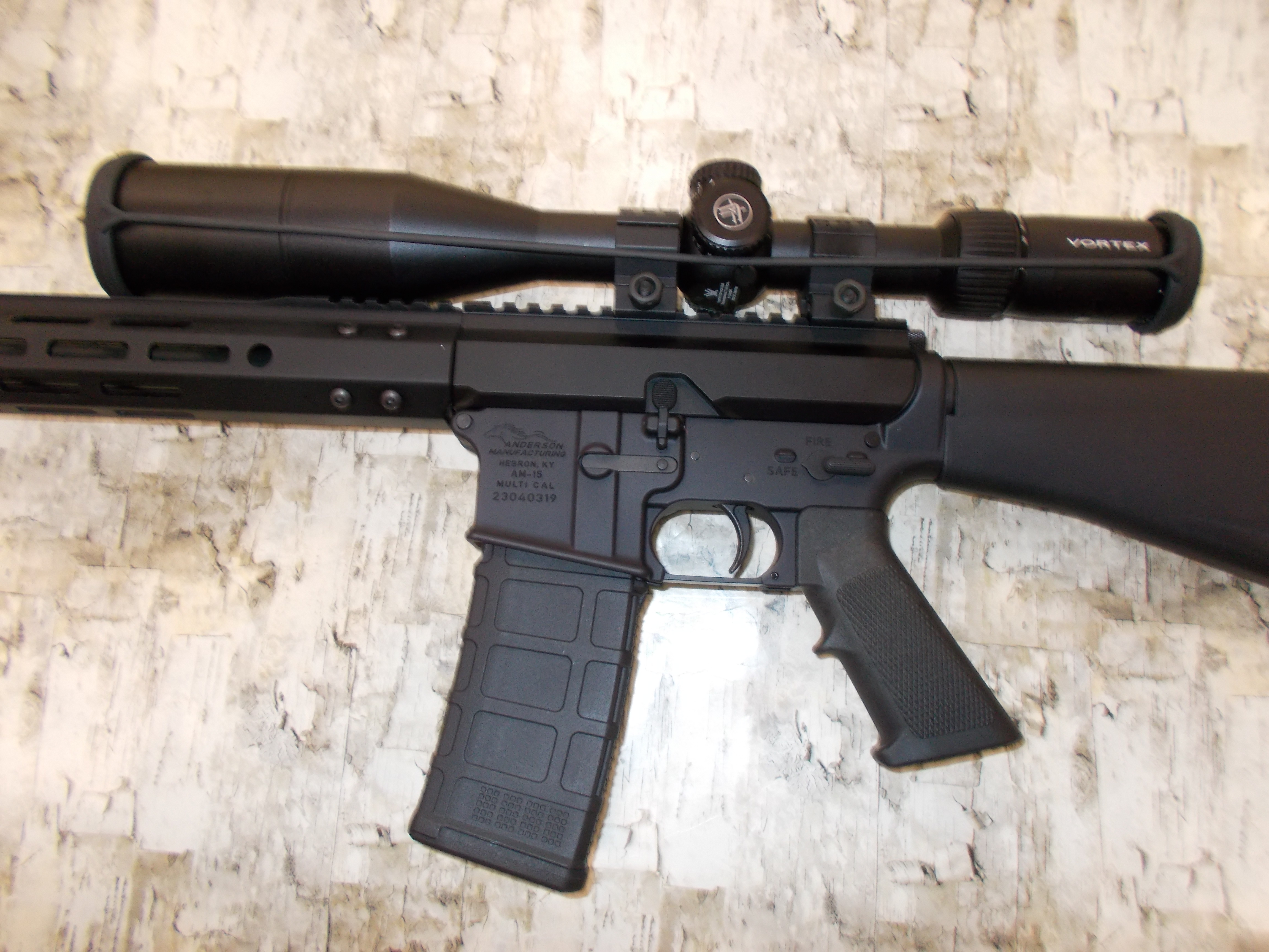ANDERSON AM-15 BLACK 16" BBL, BEAR CREEK SIDE-CHARGING UPPER 5.56 -img-3