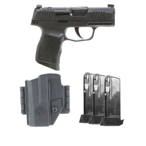 SIG SAUER P365 TACPAC OPTICS READY BLACK X-RAY NIGHT SIGHTS 3.1" BBL 9MM