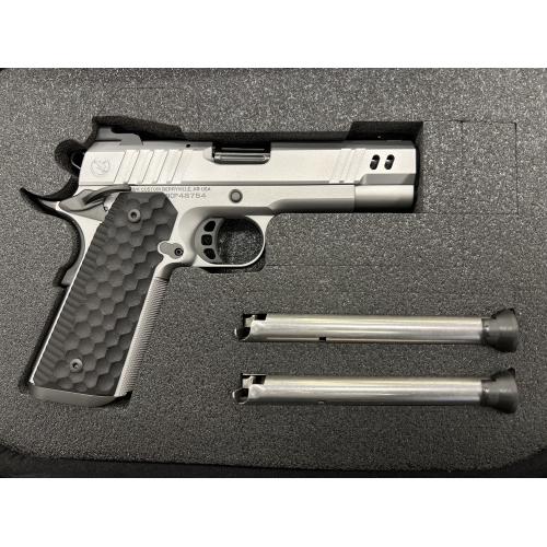 NIGHTHAWK 1911 VICE PRESIDENT COMMANDER IOS STAINLESS FINISH AMBI SAFETY FLUTED 4.25" BBL 9MM