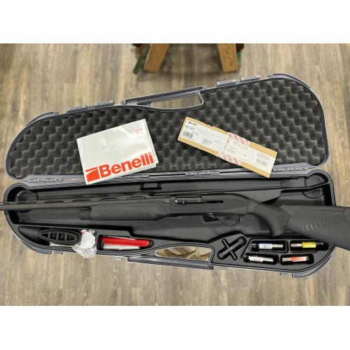 BENELLI (ITALY) M2 FIELD LEFT HAND (LH) BLACK FINISH SYNTHETIC STOCK 26" BBL 20GA (W/ FACTORY GREY HARD CASE 5-CHOKES TOTAL)