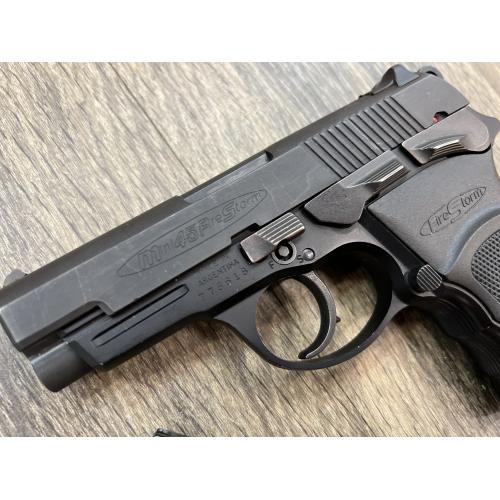 BERSA (ARGENTINA) MINI45 FIRESTORM BLACK MATTE FINISH DA/SA 3.5" BBL .45ACP (2) MAGS