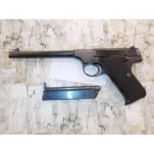 COLT PRE-WOODSMAN 22CAL 6" BLUED FINISH EARLY GUN