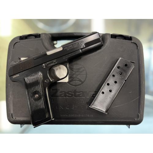 ZASTAVA M57A BLUED FINISH FIXED SIGHTS MANUAL SAFETY 4.57" BBL 7.62X25 TOKAREV