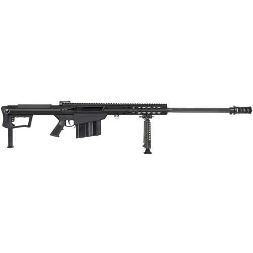 Barrett M107A1, Semi-automatic Rifle, 50 BMG, 29 Barrel, Cerakote Finish, Black, Synthetic Stock, Front and Rear Flip Sights, 10 Rounds, 1 Magazine, M
