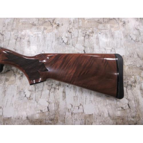 REMINGTON 1100 PREMIER SPORTING SEMI-AUTO SILVER RECEIVER W/ GOLD INLAY DELUXE WALNUT STOCK 28" BBL 12GA W/ FACTORY BOX & LUGGAGE CASE