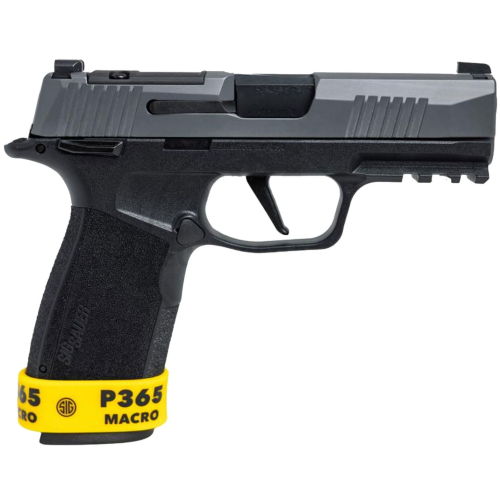 SIG SAUER P365 X-MACRO GRAY STRIKER X-RAY 3 OPTIC READY MANUAL SAFETY POLYMER GRIP (3) 17RD (2) 21RD STEEL MAG SAVIOR BAG 3.7" BBL 9MM