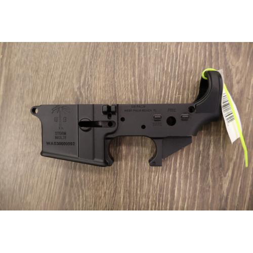 US PALM STORM STRIPPED LOWER RECEIVER BLACK FINISH MULTI CAL.