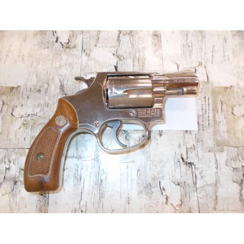 SMITH & WESSON MODEL 37 .38SPL REV NICKEL NO BOX