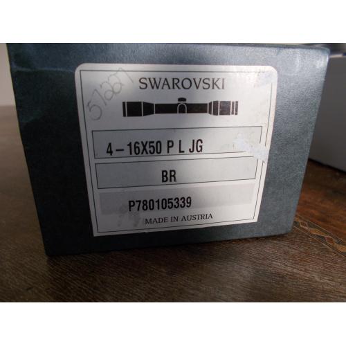 SWAROVSKI 4-16X50 P L JG BR RETICLE