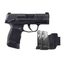 SIG 365-9-BXR3P-MS-TACPAC-10 P365 9MM OPTICS RDY (3) MAG HLST BLK