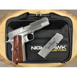 NIGHTHAWK 1911 NHC CLASSIC COMMANDER STAINLESS FINISH FRENCH BORDER AMBI SAFETY 4.25 NIGHTHAWK 1911 NHC CLASSIC COMMANDER STAINLESS FINISH FRENCH BORDER AMBI SAFETY 4.25