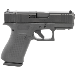 GLOCK G43X MOS HGA 9 MM 3.6 IN BBL FS 5LB BLACK 2 10RD MAGS MOS W  FRONT RAIL