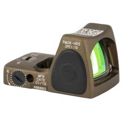 Trijicon 700780 RMR Type 2 Coyote Brown 1 x  0.89 x 0.67  3.25 MOA Red Dot