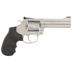 Colt Mfg KCOBRASM4RTS King Cobra Target 357 Mag 6 Shot 4.25 Matte Stainless Steel Barrel, Cylinder & Frame, Black Hogue Overmolded Grips, Exposed Hammer