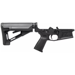 AERO PRECISION M5 COMPLETE LOWER RECEIVER W MOE GRIP STR STOCK ANODIZED BLACK
