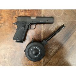 CHARLES DALY (ITALY-CHIAPPA FIREARMS) 1911 FIELD GRADE GOVERNMENT BLUED FINISH FIXED SIGHTS 5