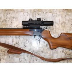 THOMPSON CENTER ENCORE RIFLE WOOD/BLUED 18