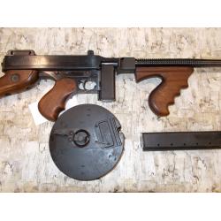AUTO ORDNANCE M1927A1 TOMMY GUN BLUED FINISH WALNUT STOCK 16.5