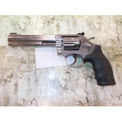 S&W MODEL 648 STAINLESS FINISH ADJ. SIGHT RUBBER GRIPS 6