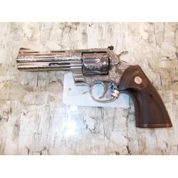 COLT PYTHON STAINLESS FINISH ENGRAVED 