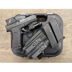 GLOCK G43X COA BLK FIN SEMI AUTOMATIC 9MM W/ BOX (2) 10RD MAGS (1) 15RD MAG + TLR 7 HL-X SUB