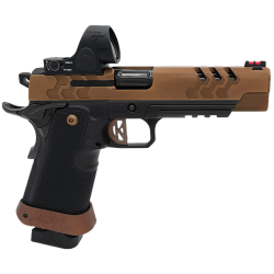 Kimber Mfg.,inc 3500055 2K11 Target (OI)  9mm 20+1 5 High Polished w/ Coyote PVD, Brush Polish Flats w/ DLC Coating Stainless Steel Slide Aluminum Grip