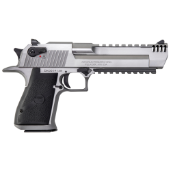 Magnum Research DE357SRMB Desert Eagle Mark XIX 357 Mag 9+1 6 Stainless Steel Barrel, Stainless Steel Serrated Slide, Stainless Steel Frame w/Beavertail & Picatinny Rail, Weaver Top Mount