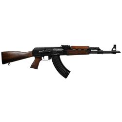 Zastava M70, Semi-automatic, 7.62X39, 16.3 Chrome lined Barrel, Matte Finish, Black, Walnut Battle Worn Stock Set, 30 Rounds, 1 Magazine ZR7762FL