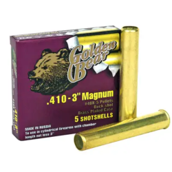 GOLDEN BEAR SHOTSHELL AMMUNITION .410 BORE, 3