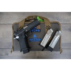 ATLAS APOLLO V2 TWO-TONE DLC MEDIUM FLAT BLACK SUB 2LB PORTED 4.6