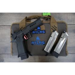 ATLAS ARTEMIS RDS V2 HC1911 BLACK DLC FINISH FLAT MEDIUM RED SUB 2LB TRIGGER 4.6