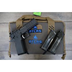 ATLAS EOS V2 HC1911 BLACK DLC FINISH FLAT MEDIUM BLACK SUB 2LB TRIGGER PORTED 4.25