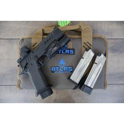 ATLAS ARTEMIS RDS V2 HC1911 BLACK DLC FINISH FLAT MEDIUM BLACK SUB 2LB TRIGGER SIGHTBLOCK 4.6