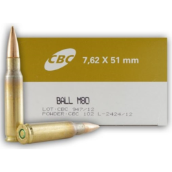 Magtech 762A Tactical/Training  7.62x51mmNATO 147gr Full Metal Jacket 50 Per Box/8 Case