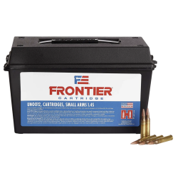 FRONTIER (HORNADY) 223 REM 55 FMJ 200 RND AMMO CAN