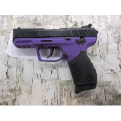 RUGER SR22 PURPLE FRAME BLACK ANODIZED ALUMINUM SLIDE 3.5